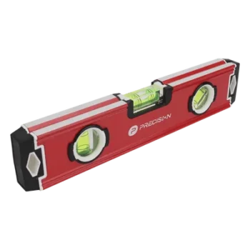 Nivel Magnético Torpedo / 9" (228 mm) / Triple Burbuja / Exactitud 1.0 mm/m / Aluminio con TPR