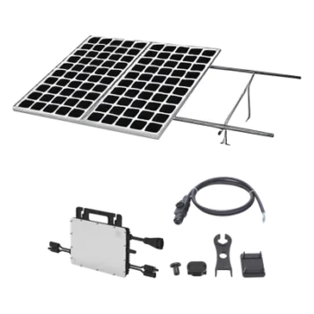 Kit Solar Interconexión / 1.1 kW Pico / 220 VCA / Microinversor 1 kW / 2 Módulos 550 W / Riel 35 mm