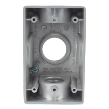 Caja Condulet / 1" (25.4 mm) / Tres Bocas / Aluminio Diecast / A Prueba de Intemperie / NPT / Volumen 246 cm³