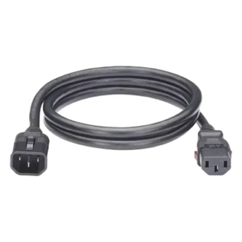 Cable de Alimentación con Bloqueo de Seguridad / IEC C13 a C14 / 1.8 m (5.9 ft) / Certificado UL, CE, EAC