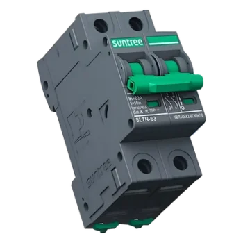 Interruptor Termomagnético DC / 2 Polos / 16 A / 800 Vcc / Curva C / Riel DIN / -30°C a 70°C (-22°F a 158°F) / IP40