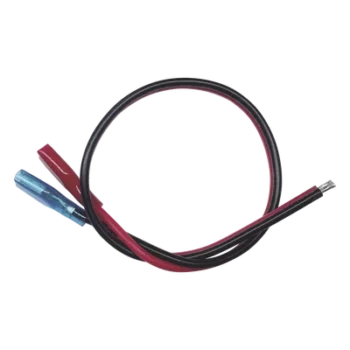 Cable Dual Polarizado / Calibre 18 AWG / 30 cm (0.98 pies) / Terminal F1 y Puntas Libres / Conexión a Baterías de Respaldo