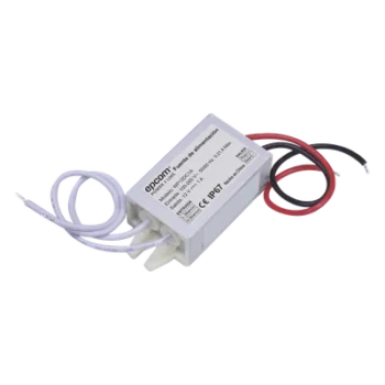 Fuente de alimentación / 12 VCC / 1 A / IP67 / 46x20x30 mm / -30°C a 50°C / 100-240 VCA