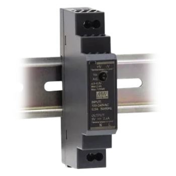 Fuente de Poder Riel DIN / 12VCC / 15W / Entrada Universal 85-264VAC / Ultra Delgada 17.5mm