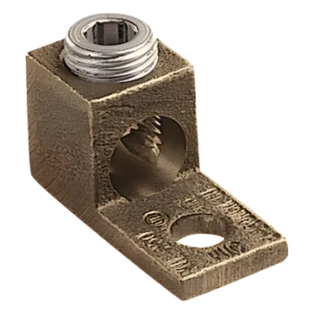 Terminal Tipo Lengüeta Recta / Cobre / Cal. 8 a 1/0 AWG / Orificio 5/16" (7.9 mm) / Barril Único / UL Listed y CSA