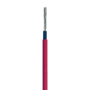 Cable Fotovoltaico / 6 mm² (10 AWG) / 2000V / Rojo / Rollo 25 m (82 ft) / UL 4703 y TUV / -40°C a 120°C