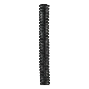 Tubo Corrugado Abierto / Polietileno / Diámetro Interno 10.5 mm / Diámetro Externo 14.1 mm / 30.5 m (100 ft) / Negro / Interior / -40 a 50°C