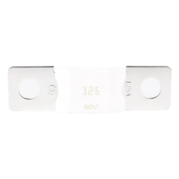 Fusible Mega / 125A / 80V / 110mV Caída de Tensión / Paquete de 5 Unidades