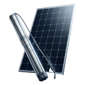 Kit de Bombeo Solar / Bomba Sumergible / 4 Paneles Solares LR772HVH645M / Inclinación 20° / Orientación Sur / Hemisferio Norte