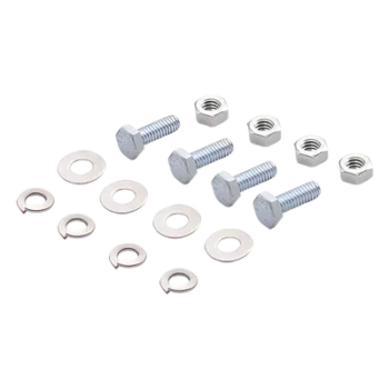 Kit de Tornillos para Celdas Solares / 1/4' x 3/4' / Rosca Estándar / Acero Anticorrosión / 4 Unidades