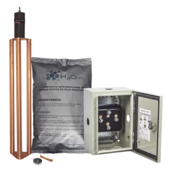 Kit de puesta a tierra / 70 A / Electrodo + Filtro + Acoplador 1500 A / Gabinete NEMA 4 / 20x30x12 cm (7.9x11.8x4.7 in)