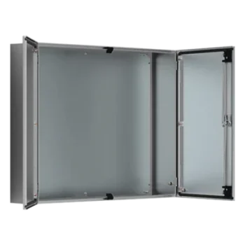 Gabinete de Doble Puerta / 1200 x 1200 x 400 mm / Acero Inoxidable Cepillado / IP55 / NEMA 12 / IK10
