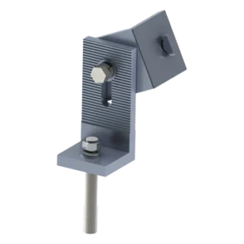 Soporte L para Riel / Techo de Concreto / Aluminio Anodizado / 40x40x90 mm / Tornillo 30 mm Incluido