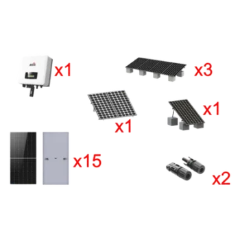 Kit Solar Interconexión / 9kW / 220Vca / Inversor On-Grid / Montaje Incluido