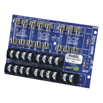 Módulo Distribuidor / 8 Salidas Fusibles / 12/24 VDC o 24/28 VAC / 10 A / UL Listed