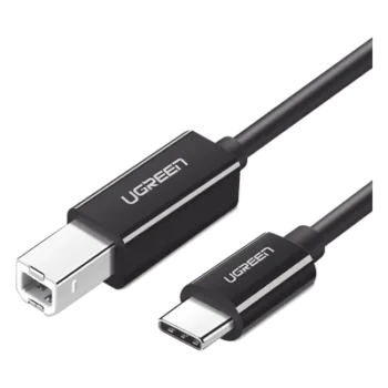 Cable USB-C a USB-B 2.0 / 1 m (3.3 ft) / 480 Mbps / Thunderbolt 3 / Blindaje EMI Triple / Plug and Play