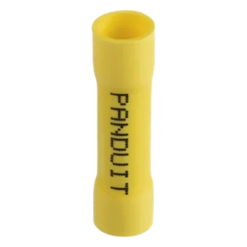 Conector de Empalme a Tope / 12-10 AWG / 300V / Vinilo Aislado / Amarillo / 25 Piezas