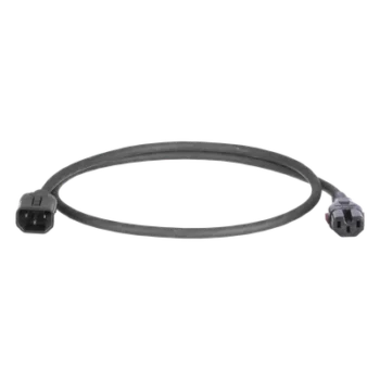 Cable de Alimentación con Bloqueo / IEC C13 a C14 / 17 AWG / 10A / 1.8 m (6 ft) / Paquete 10 Piezas
