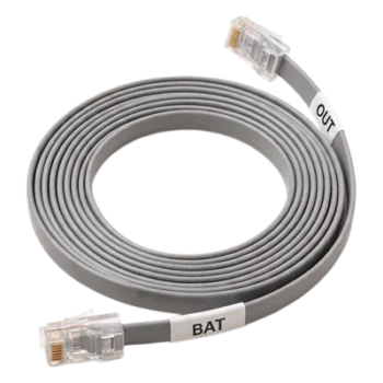 Cable de Comunicación RJ45-RJ45 / 150V DC / Conectores Blindados / 1 m (3.3 ft) / Industrial
