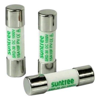 Fusible DC Solar / 1000V / 15A / 20kA / 10x38mm / -5°C a +40°C