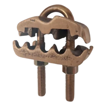 Conector mecánico / 3 cables cobre 4-2/0 AWG / Tubo o varilla 5/8-3/4 in (16-19 mm)