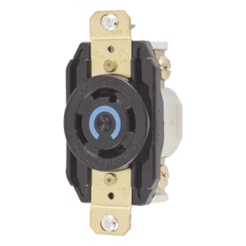 Receptáculo Industrial / 30 A / 250 V CA / 3 Polos 4 Hilos / Bloqueo Media Vuelta / NEMA L15-30R / IP20 / -40 °C a 75 °C