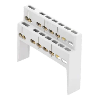 Soporte para Barra de Conexión / 8 Módulos / 8+2 Entradas / IP40 / 230/400V AC