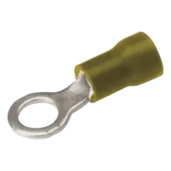 Terminal de Anillo / 12-10 AWG / Tornillo 3/16 in (5 mm) / Aislamiento Vinilo / Cobre / 26 mm (1.03 in)