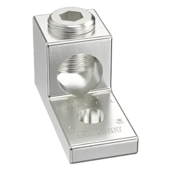 Terminal Mecánico de Aluminio / Cable 14 - 2/0 AWG / Orificio 1/4" / 600 V / 90 °C / UL-CSA
