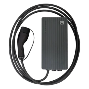 Estación de Carga Vehículos Eléctricos / 7.4kW / 32A Bifásica / IP55/IK10 / Wi-Fi + Ethernet / RFID-NFC / OCPP 1.6 / Cable 5m (16.4 ft) / Tipo 1 SAE J1772