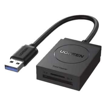Lector de Tarjetas USB-A 3.0 / Dual Slot SD y MicroSD / 5 Gbps / Hasta 2 TB / Cable 15 cm (5.9 in)