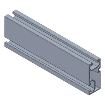 Riel de Aluminio para Montaje Fotovoltaico / Serie 6000 / 4.72 m (15.5 ft) / 3.74 kg por Pieza / Compatible con Techos Planos e Inclinados