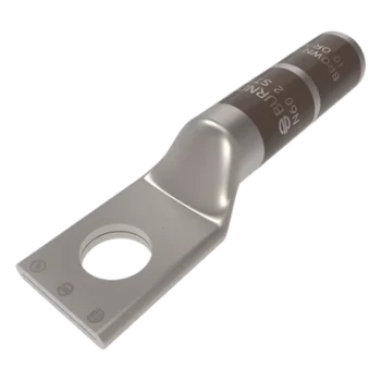 Zapata Terminal de Cañón Largo / 35 000 V / Calibre 2 AWG / Tornillo 5/16 in / Barril Largo / Cobre Estañado