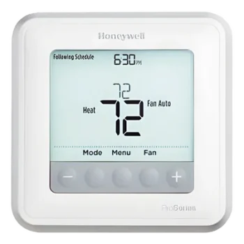 Termostato Programable / Bomba de Calor 2 Calor/1 Frío / Convencional 1 Calor/1 Frío / Pantalla 5.44 in² / Montaje UWP