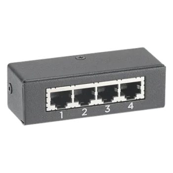 Hub de Sensores / 4 Puertos / Conexión UTP Cat.5e / Plug and Play / Hasta 6 Sensores por iPDU / 5 VCC
