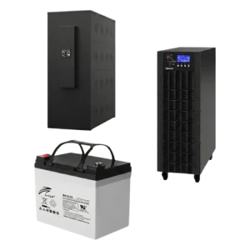 UPS Trifásico de 30 kVA/27 kW, Topología Online Doble Conversión, Voltaje de 208/220 Vca de L-L, Respaldo de 5 Minutos al 100% de Carga, Incluye Módulo y Banco de Baterías