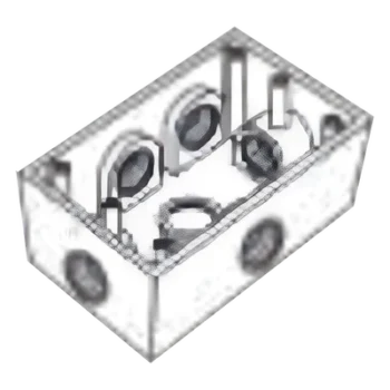 Caja Condulet / 6 Bocas / 1/2" (12.7 mm) / Aluminio Diecast / NPT / Intemperie