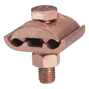 Conector Cable a Superficie Plana o Barra / Calibre 2/0 AWG a 250 KCMIL / Aleación de Cobre / Enterramiento Directo