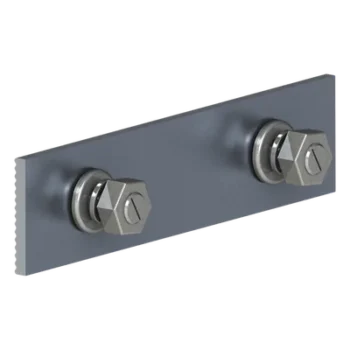 Conector de empalme / Aluminio anodizado / Riel 21 / Diseño compacto