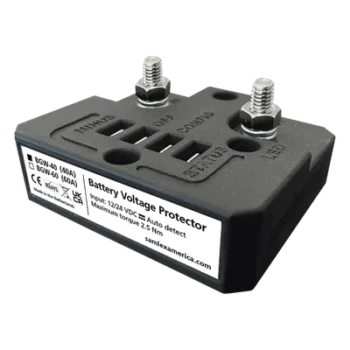Protector de Baterías / 12/24 VCD Automático / 40 A Continuos / IP66 / Caída de Voltaje 40 mV