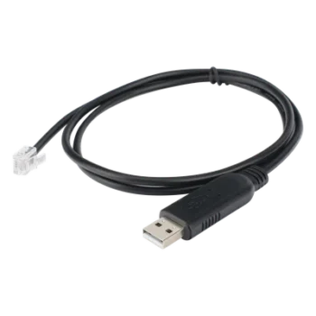 Cable de Comunicación / USB a RS232 / Conectores RJ11 y USB Estándar / Para Monitoreo de Baterías