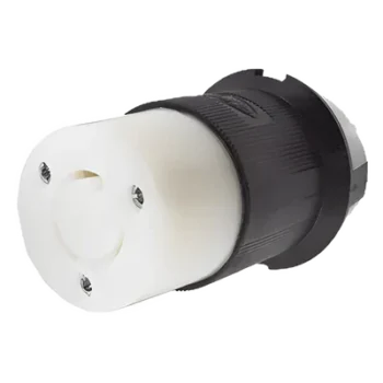 Conector Industrial con Bloqueo de Media Vuelta / 20 A 125 V CA / 2 Polos 3 Hilos / NEMA L5-20R / 3.86 x 2.26 x 2.26 in