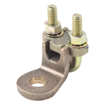 Conector Bimetálico Mecánico / Borne 1/2" a Cable / Rango 1/0 AWG a 250 KCMIL / Bronce Estañado / Antivandálico