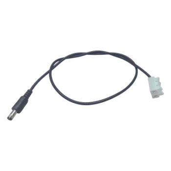 Cable de Alimentación DC / Macho 5.5 x 2.1 mm / 22 AWG / 60 cm (1.97 ft) / Puntas Libres / Polarizado