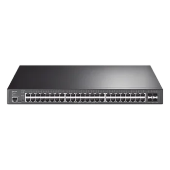 Switch L2+ PoE+ / 48 Puertos Gigabit PoE+ / 4 Puertos SFP+ 10G / Presupuesto PoE 500W / Rendimiento 176 Gbps / Montaje en Rack