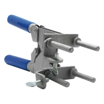 Pinza para Soldadura Exotérmica / Acero al Carbono Galvanizado / Mango Plástico Ergonómico / 260 x 80 x 95 mm / Unión Cable-Cable y Varilla-Cable