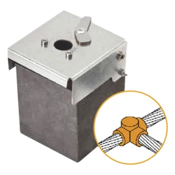 Conector Tipo T de Latón / Cable 50-70 mm² (1/0-2/0 AWG) / 164-230 pies de alcance equivalente / Alta Conductividad / Resistente a Corrosión / Unión Molecular Exotérmica