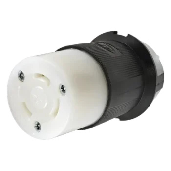 Conector Industrial con Bloqueo de Media Vuelta / 30 A 250 V CA / 2 Polos 3 Hilos / NEMA L6-30R / 0.36-0.93 in (9-24 mm)