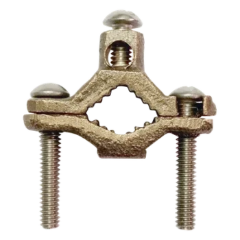 Conector Tubo a Cable / Bronce 100% / Tubo hasta 1 1/4 in (31.75 mm) / Cable 4 AWG / Aterrizaje Torres TZ / Sin Soldadura
