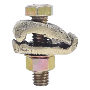 Conector Cable a Superficie Plana / Bronce 100% / Calibre 4-2/0 AWG / Sin Soldadura Exotérmica / 2.5x3.5 cm (1x1.4 in)